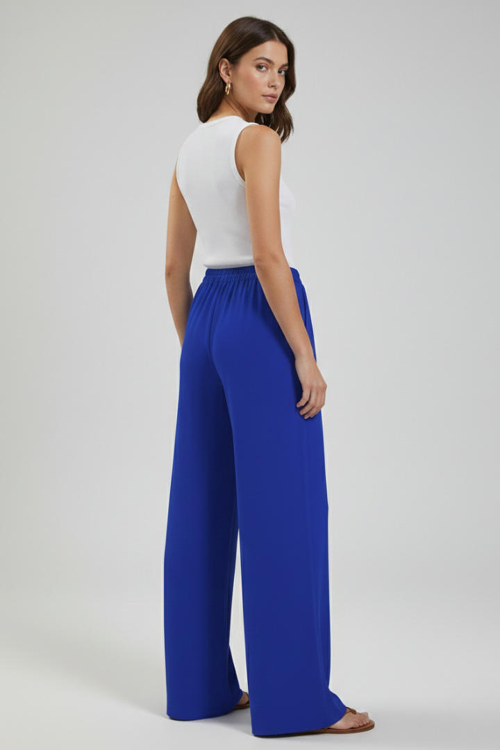 Women's Flowing Tie-Waist Palazzo Pants – view 5
