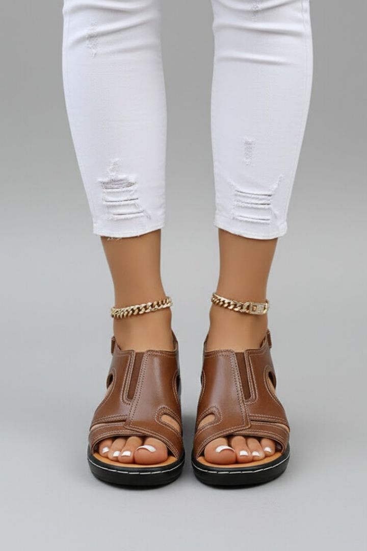 Women's Support Cutout Platform-Sole Sandals – view 2