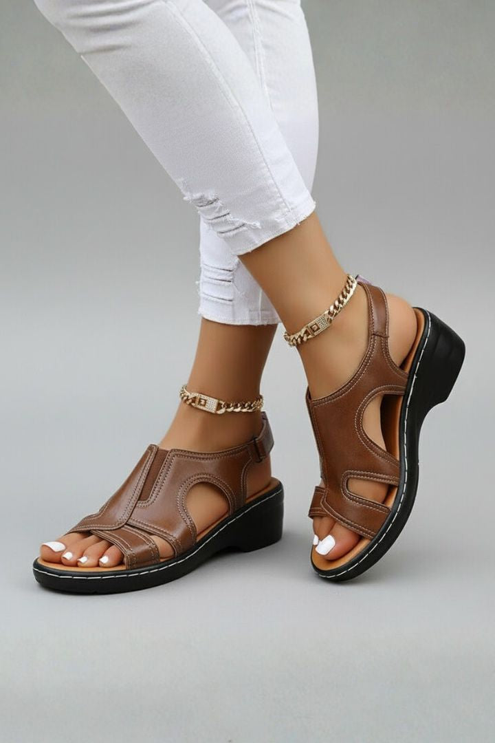 Women's Support Cutout Platform-Sole Sandals – view 4