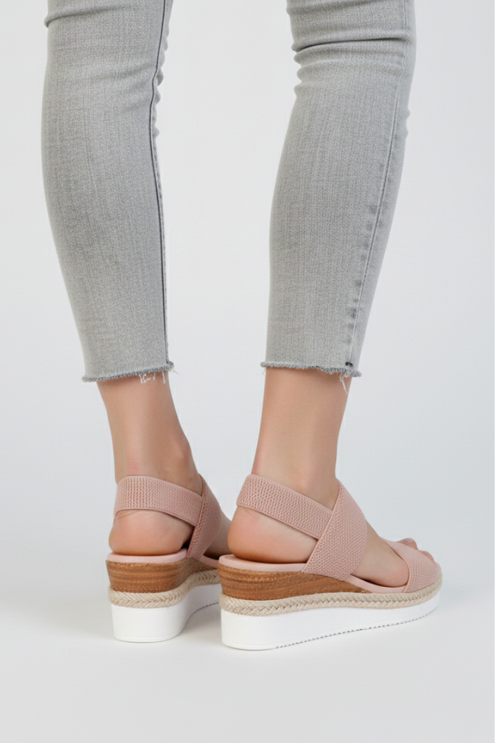 Women's Support Platform-Sole Pull-On Sandals – view 3