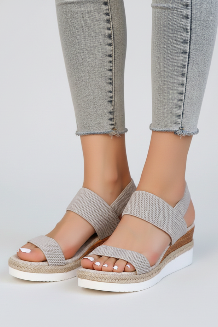 Women's Support Platform-Sole Pull-On Sandals – view 9