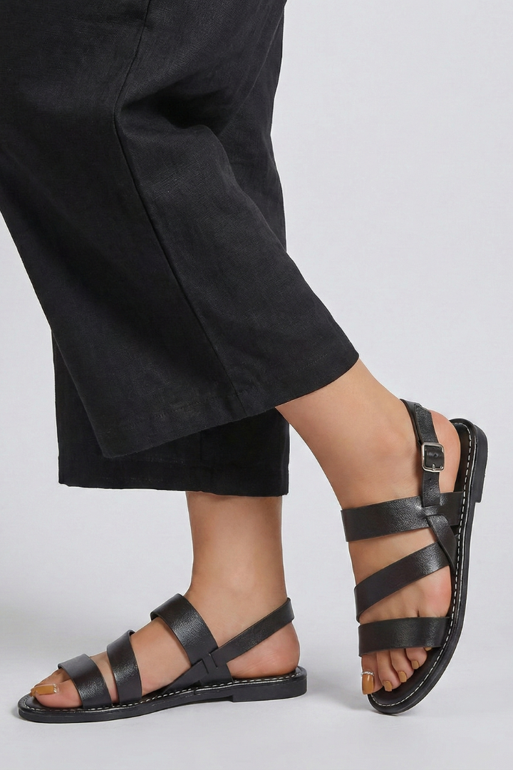 Women's Support Back-Strap Flat-Sole Sandals – view 3