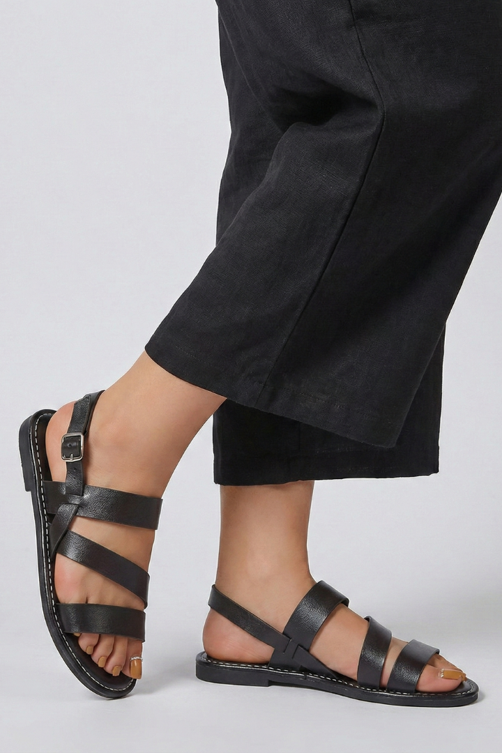 Women's Support Back-Strap Flat-Sole Sandals – view 4