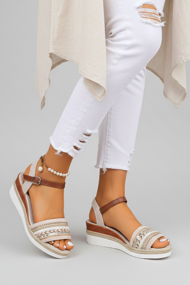 Women's Support Elegant Multi-Strap Heeled Sandals – view 3