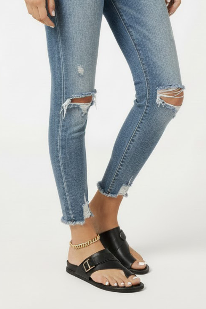 Women's Support Everyday Buckle-Detail Flat-Sole Sandals – view 3