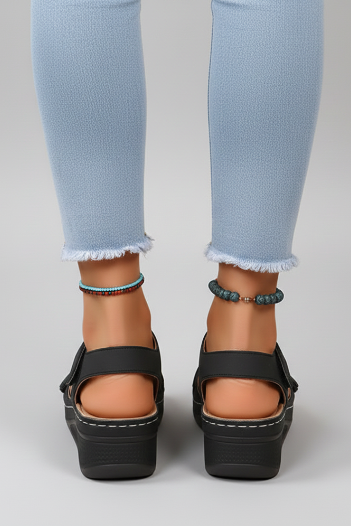Women's Support Open-Toe Wedge-Heel Sandals – view 4
