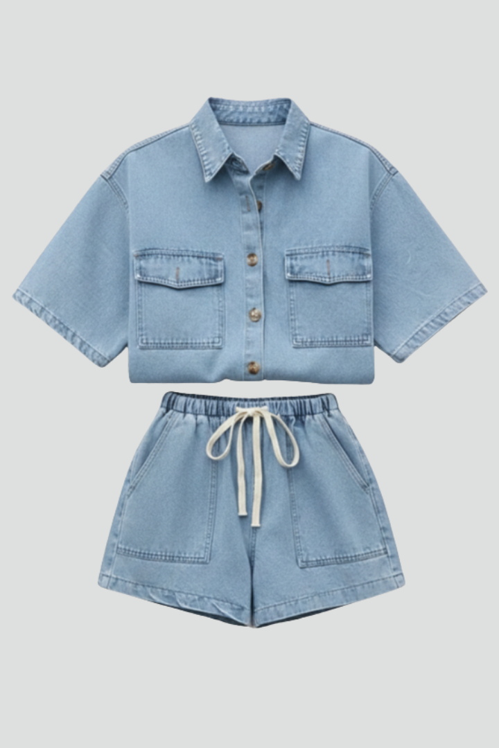 Women's Two-Piece Shorts Set for Layering – view 1