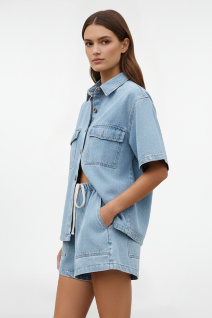 Women's Two-Piece Shorts Set for Layering – view 3