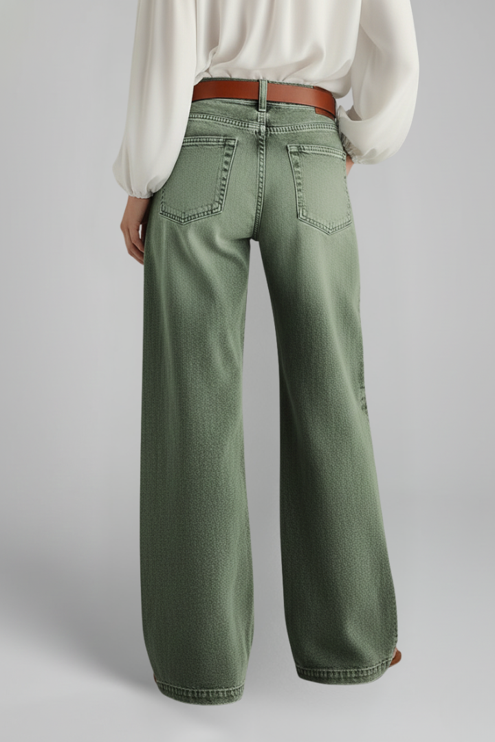 Women's Army High Rise Wide-Cut Jeans – view 3