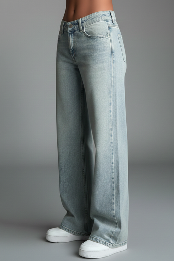 Women's Low Rise Straight-Cut Jeans – view 5