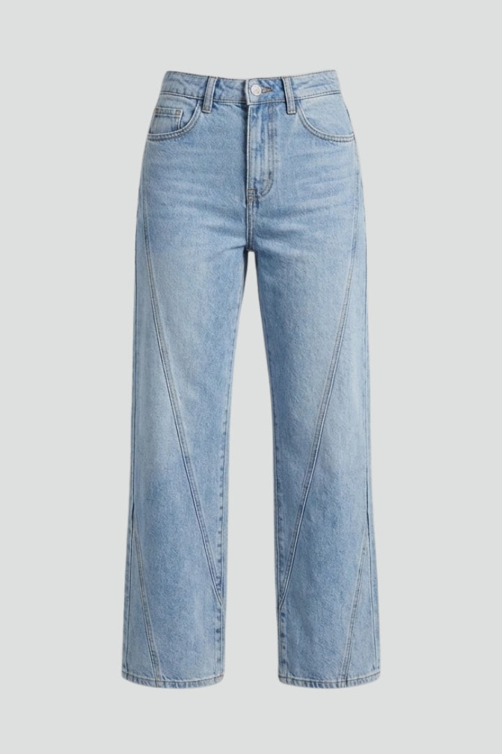 Women's Timeless High-Rise Straight-Cut Jeans – view 5