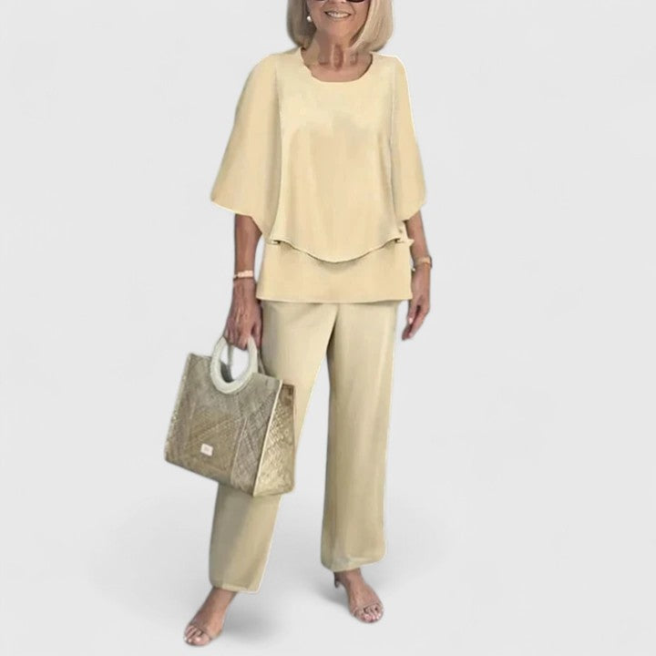 Women's Print-Detail Two-Piece Pants Set – view 4