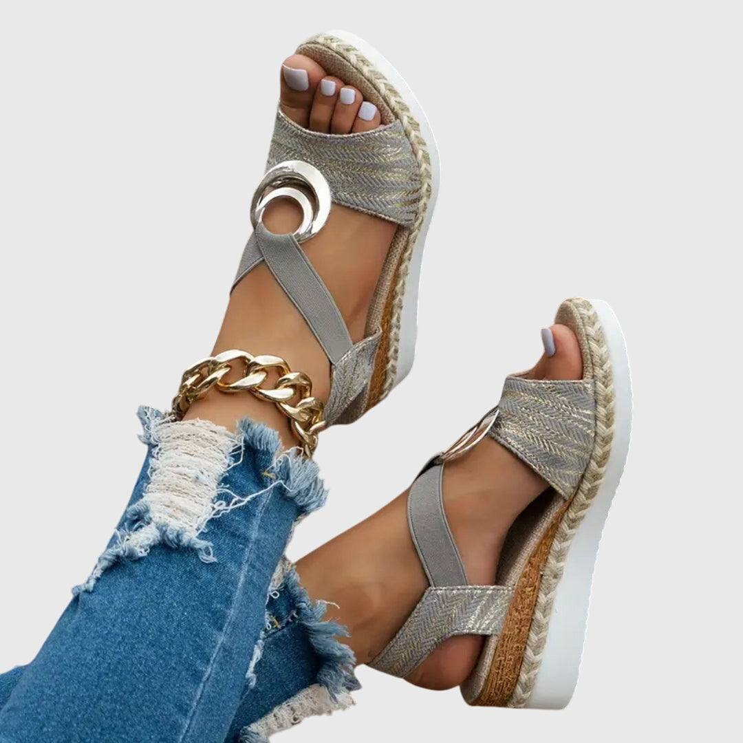 Women's Support Buckle-Strap Elevated Sandals – view 3