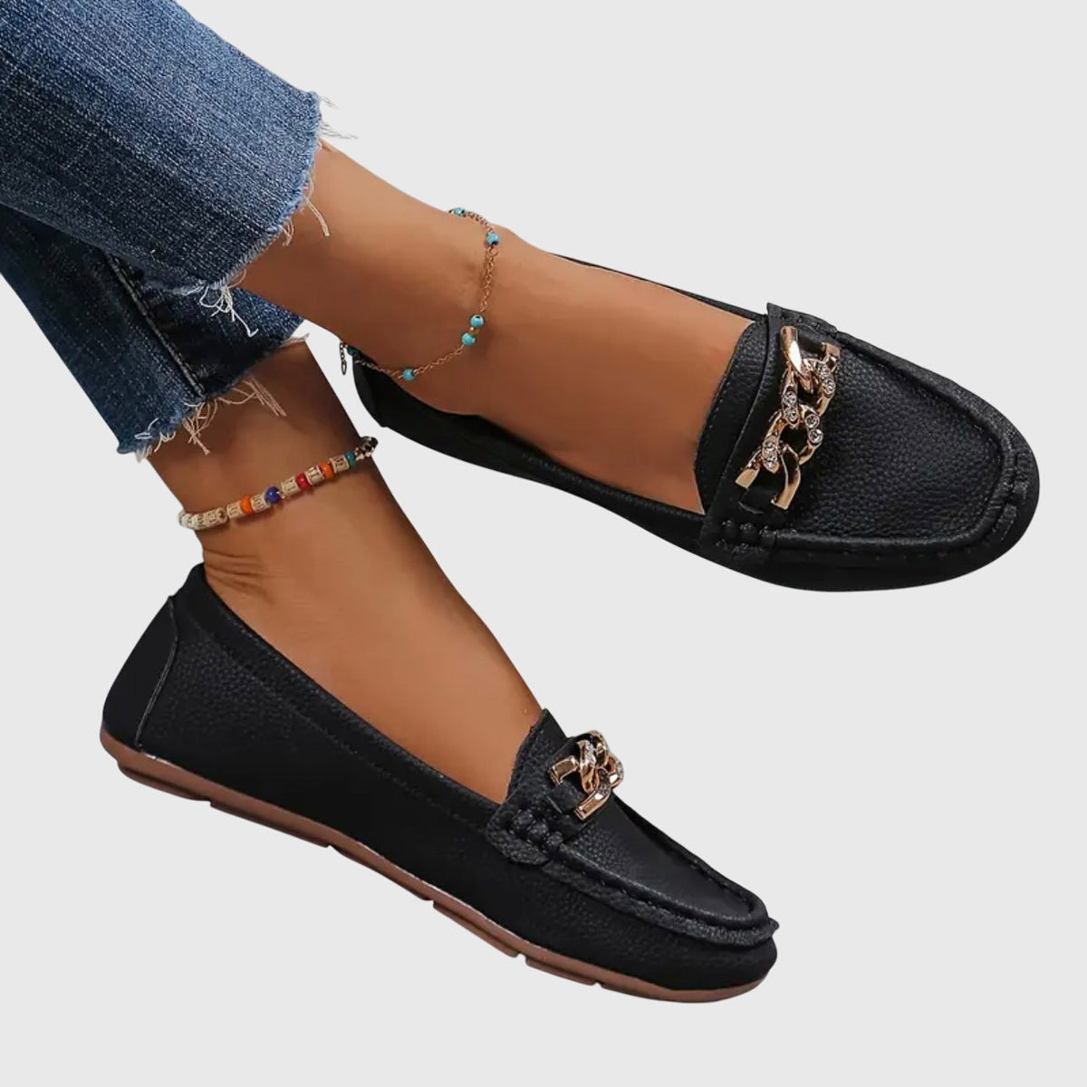 Women's Support Chain-Detail Loafers – view 2