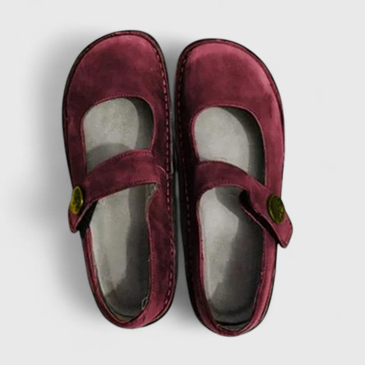 Women's Support Strap Detail Easy-On Flats – view 7