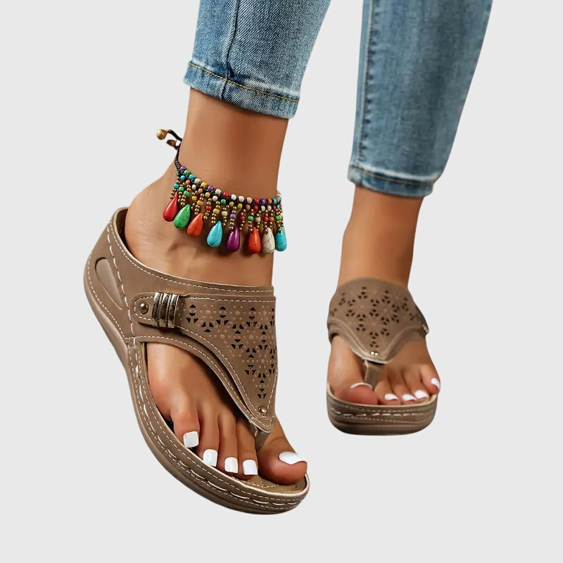 Women's Support Cut-Out Pull-On Sandals – view 6