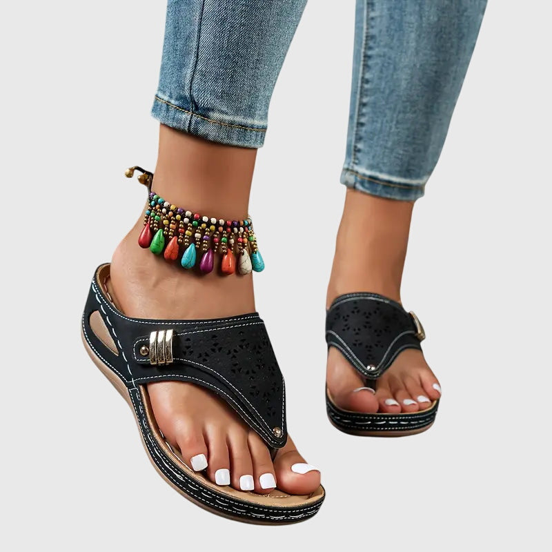 Women's Support Cut-Out Pull-On Sandals – view 7