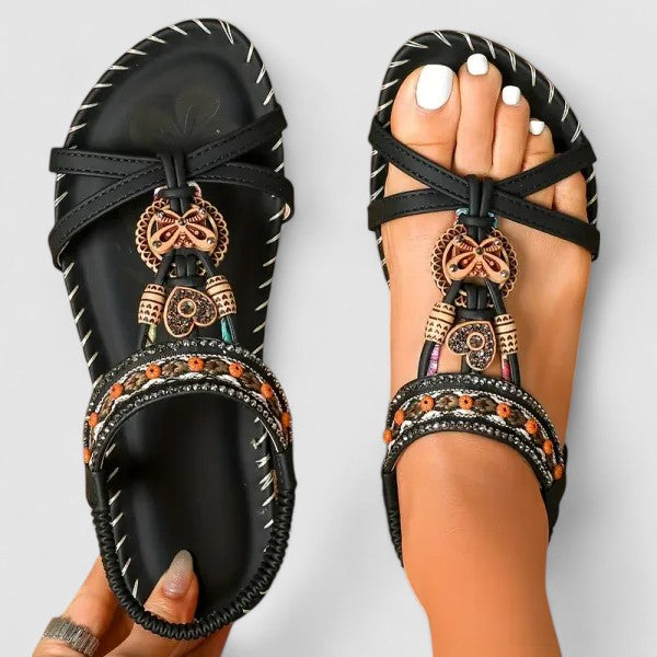 Women's Support Multi-Strap Flat-Sole Sandals – view 2