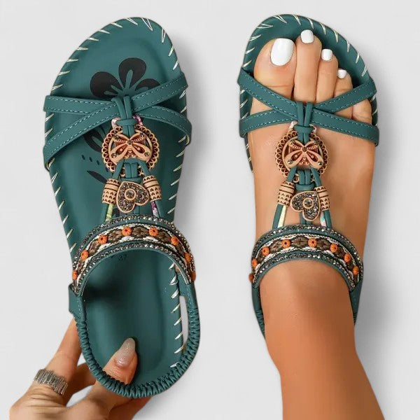 Women's Support Multi-Strap Flat-Sole Sandals – view 4