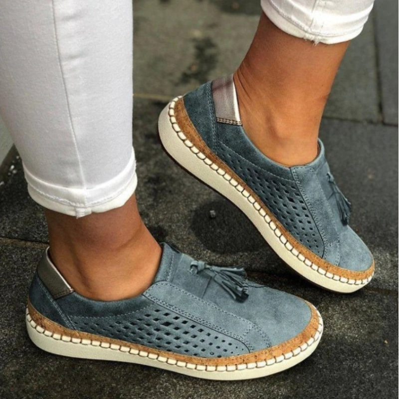 Women's Support Easy-On Walking Sneakers – Navy