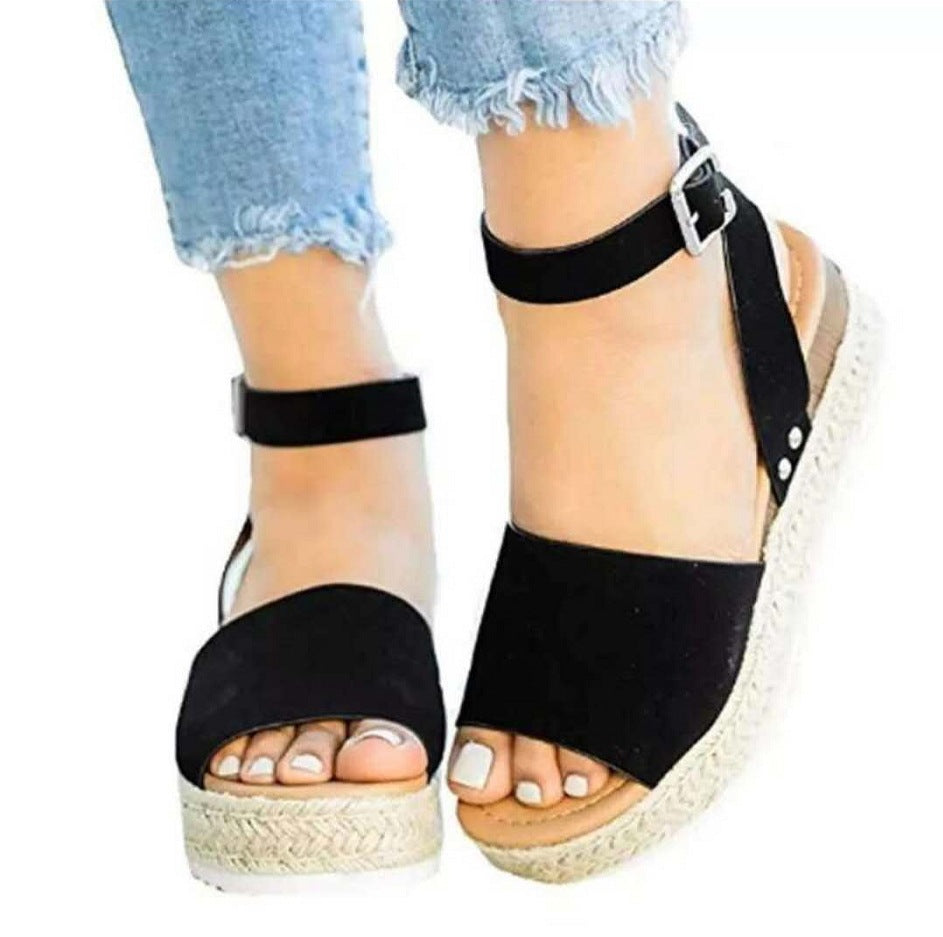 Women's Support Flatform Ankle-Strap Sandals – view 5
