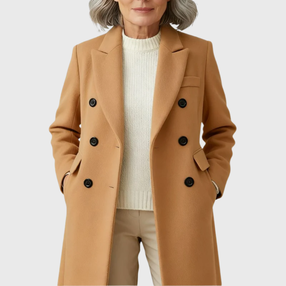 Women's Double-Breast Wool Coat – view 8
