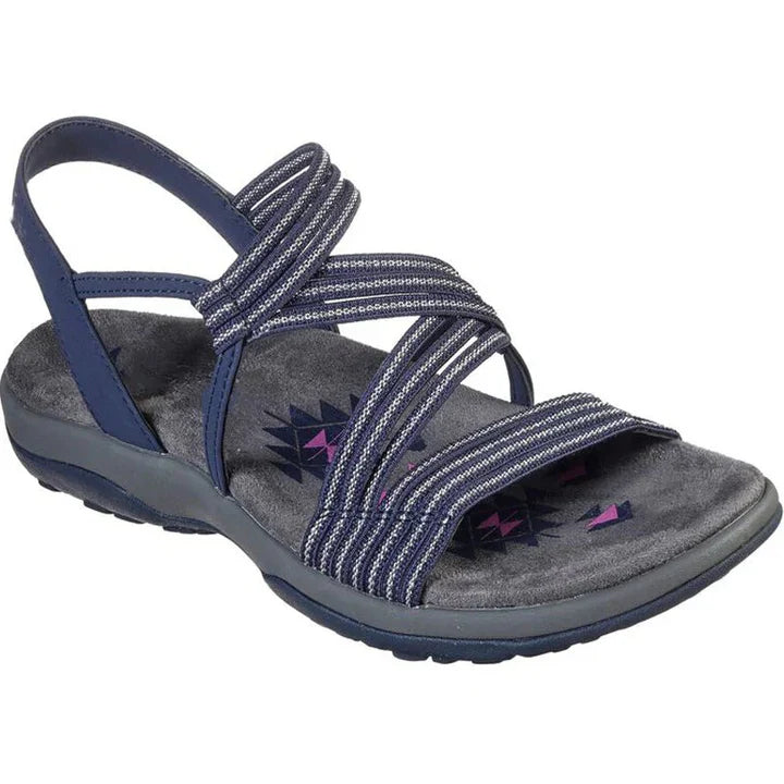 Women's Support Sporty Multi-Strap Sandals – Blue