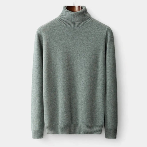 Men's Fine Merino Wool Roll-Neck Pullover – view 1