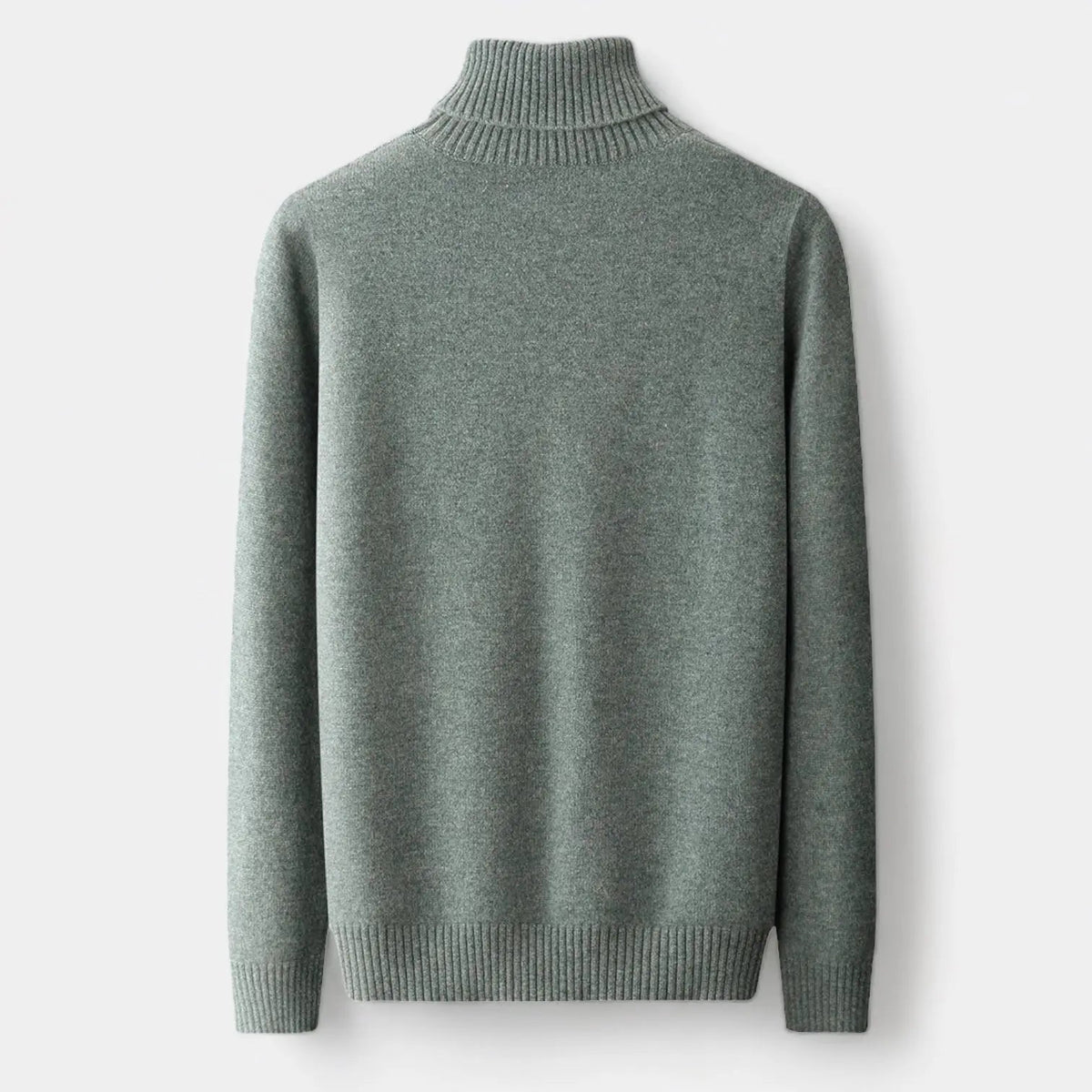 Men's Fine Merino Wool Roll-Neck Pullover – view 2