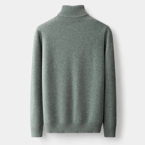 Men's Fine Merino Wool Roll-Neck Pullover – view 2