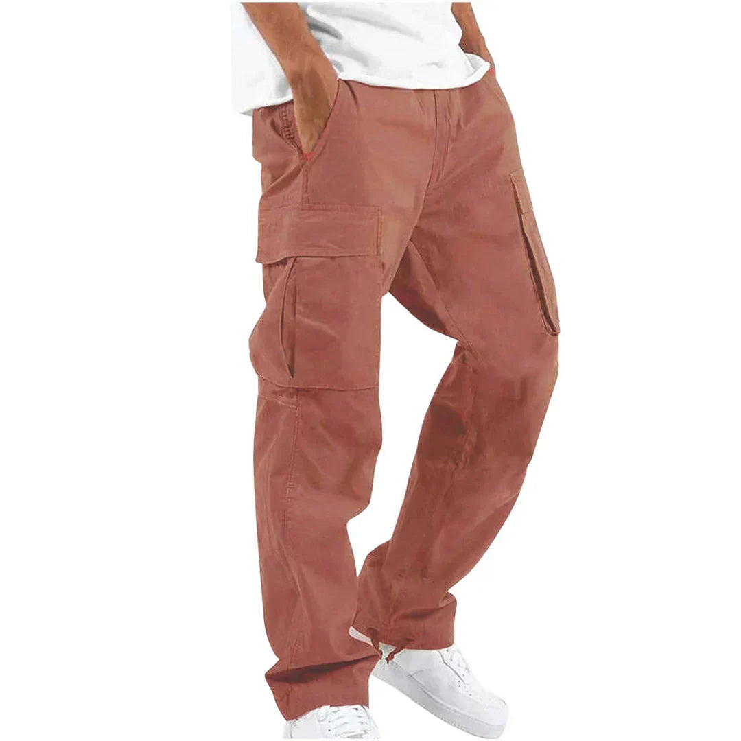 Men's Cargo Trousers for Layering – Brown