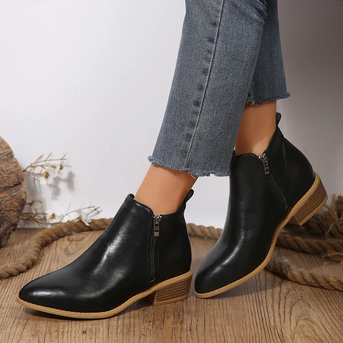 Women's Support Wide-Fit Side-Zip Booties – view 3