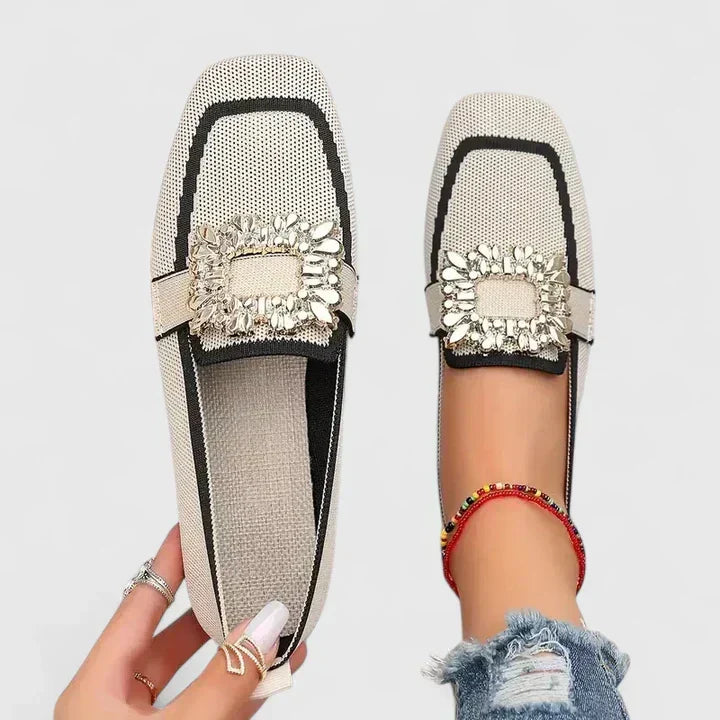 Women's Support Cushioned Loafers – Beige