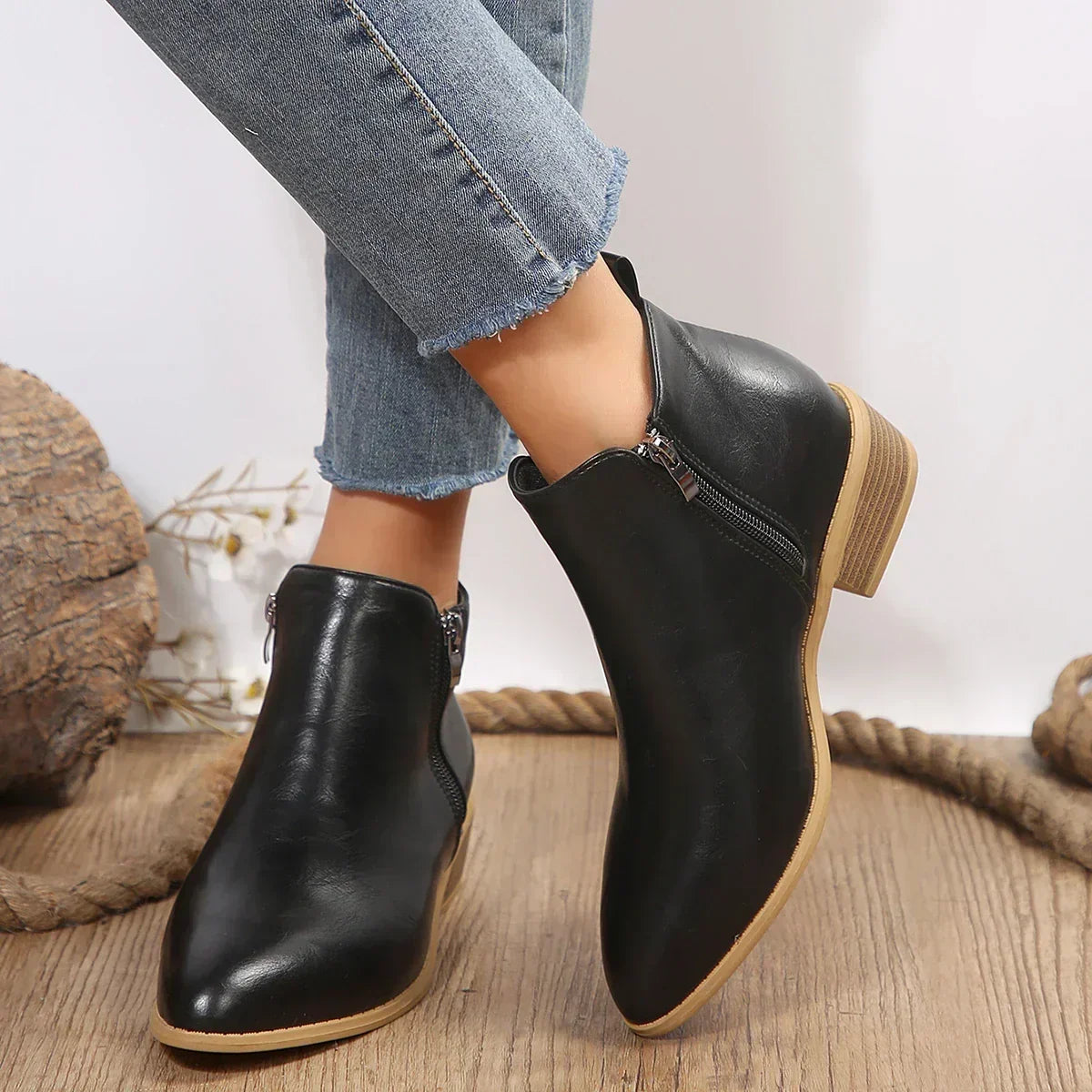 Women's Support Wide-Fit Side-Zip Booties – view 5