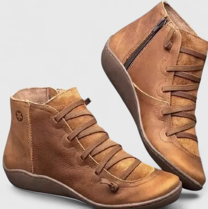 Women's Arch-Support Boots – Brown