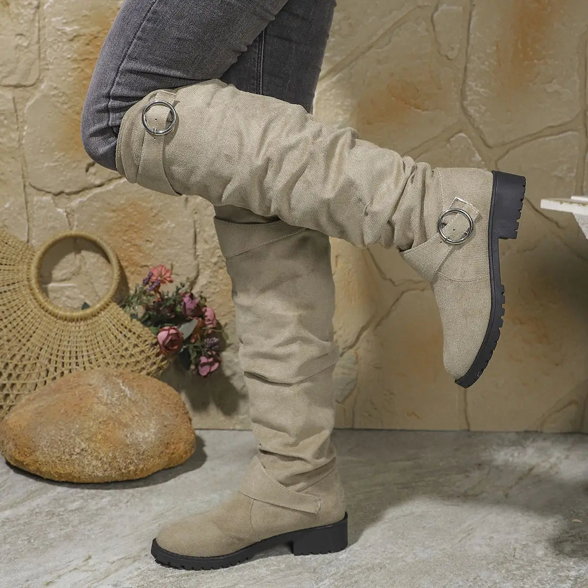 Women's Slouchy Knee-High Boots – view 4
