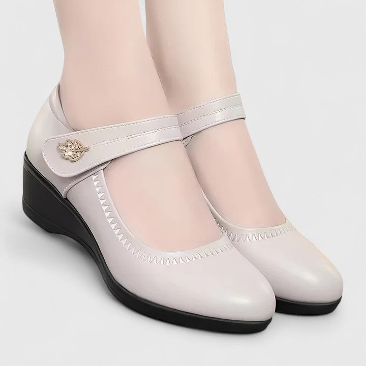 Women's Gel Sole Support Shoes – Beige