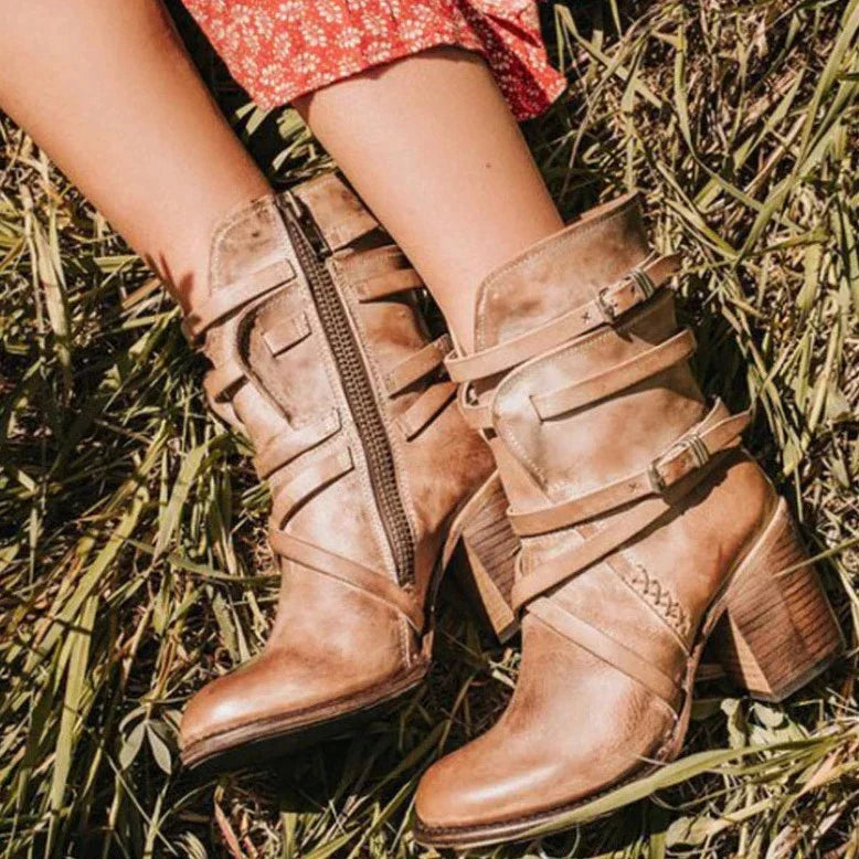 Women's Retro Suede-Style Cold-Weather Boots with Soft Lining – view 5