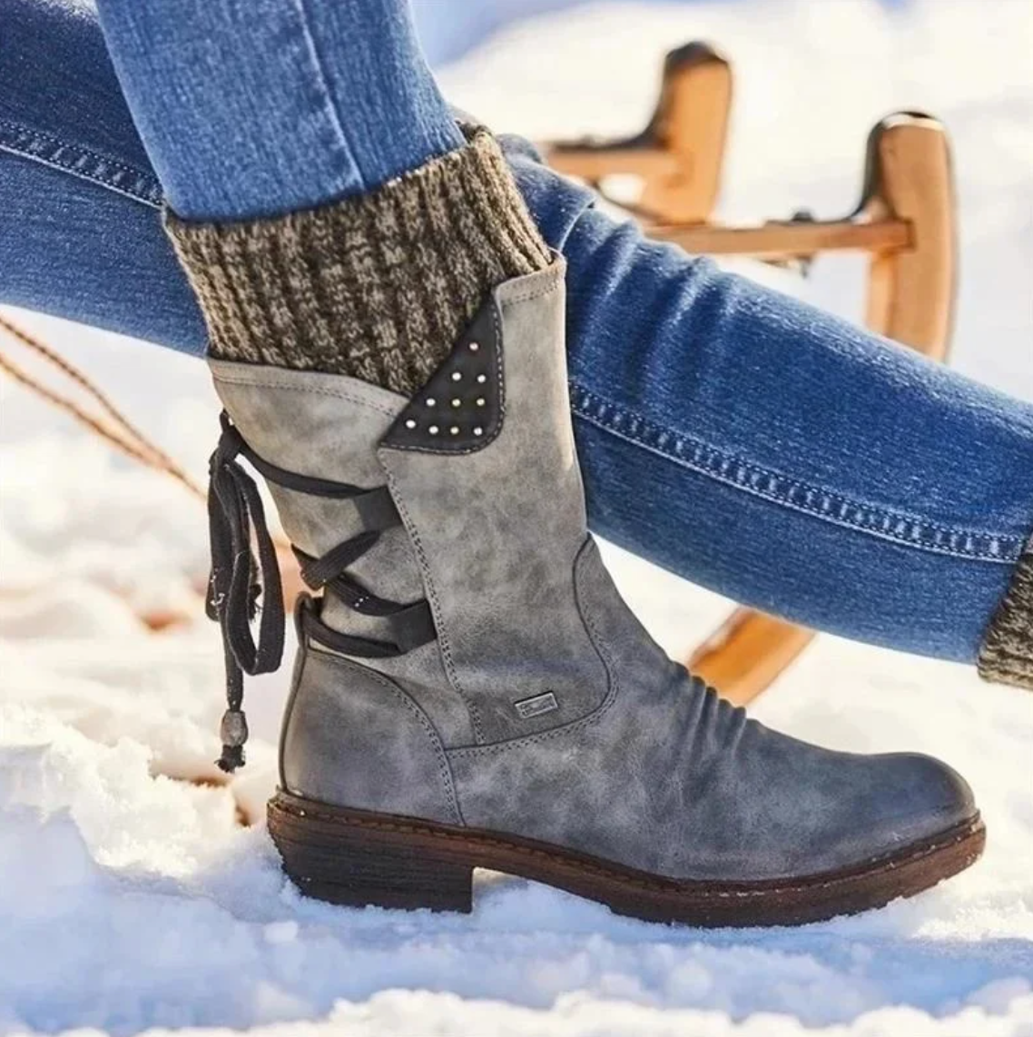 Women's Timeless Cushioned Everyday Booties – Gray