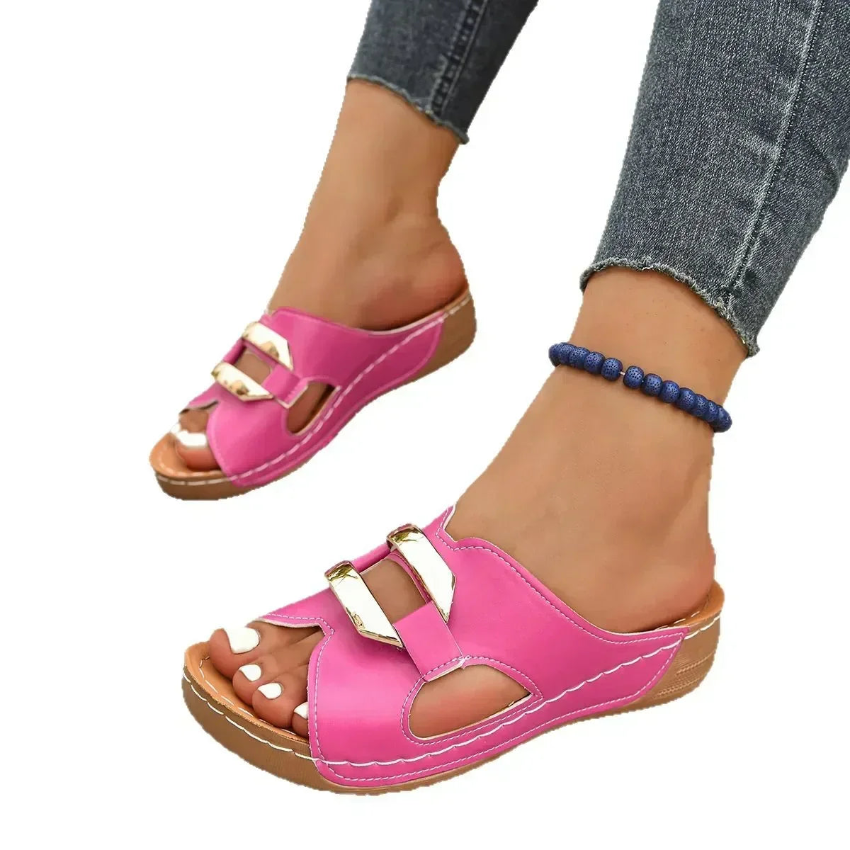 Women's Support Wedge-Heel Sandals with Non-Slip Sole – view 7