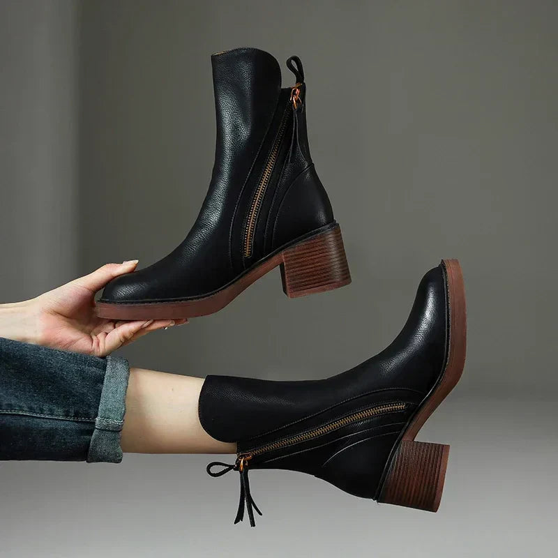 Women's Support Booties with Arch Support – Black