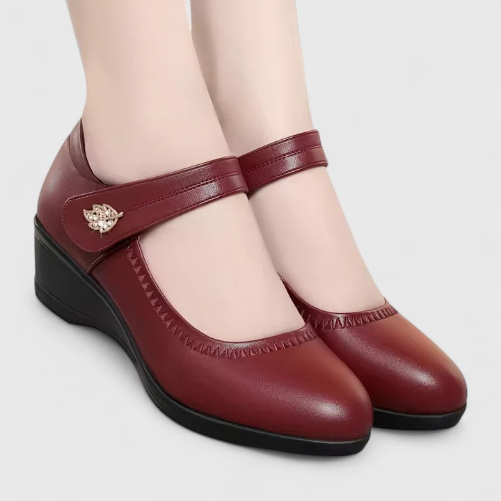 Women's Gel Sole Support Shoes – Red