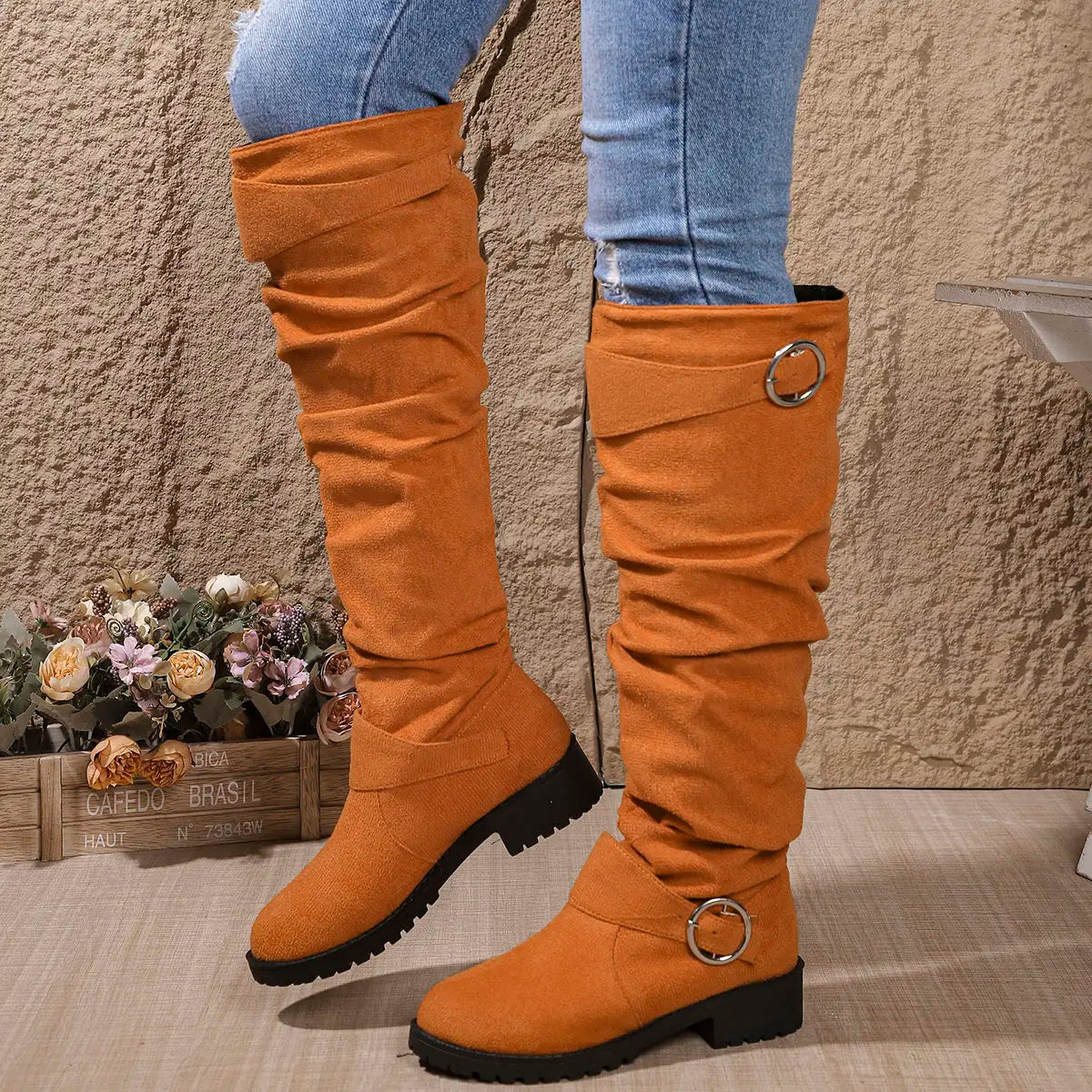 Women's Slouchy Knee-High Boots – view 5