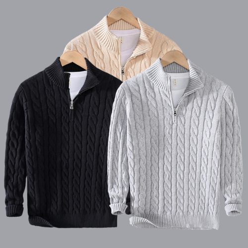 Men's Plush Light-Weight Knit Crewneck Pullover – view 6