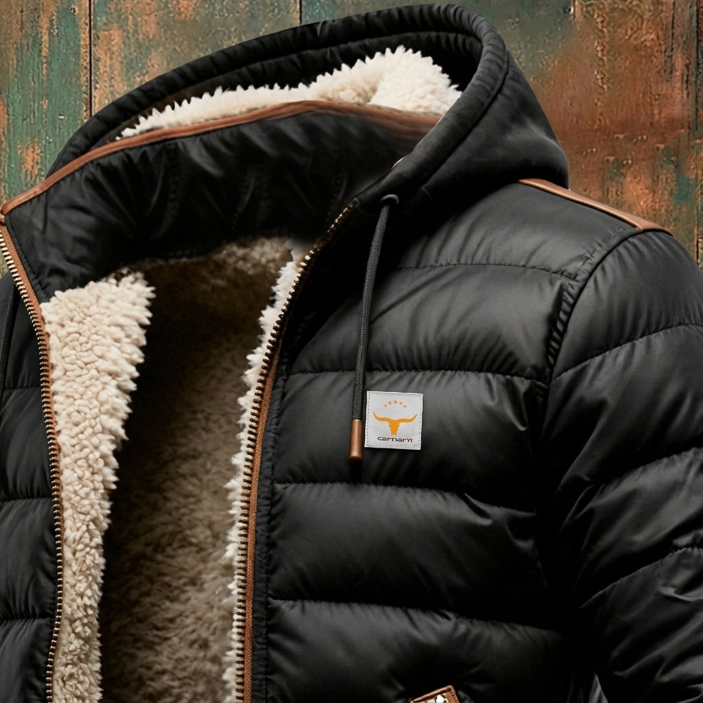 Men's Sherpa-Backed Western Snap-Button Jacket – view 3