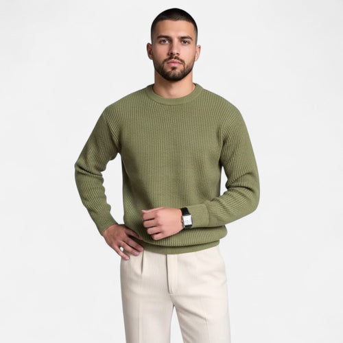 Men's Heavyweight Loose Knit Pullover – view 2