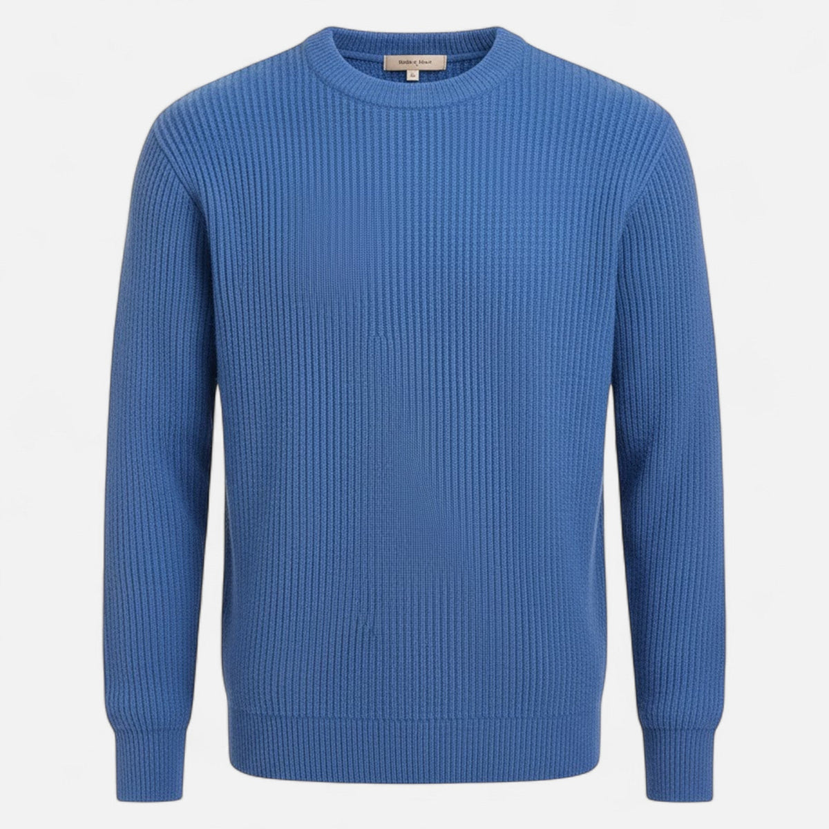 Men's Heavyweight Loose Knit Pullover – Blue