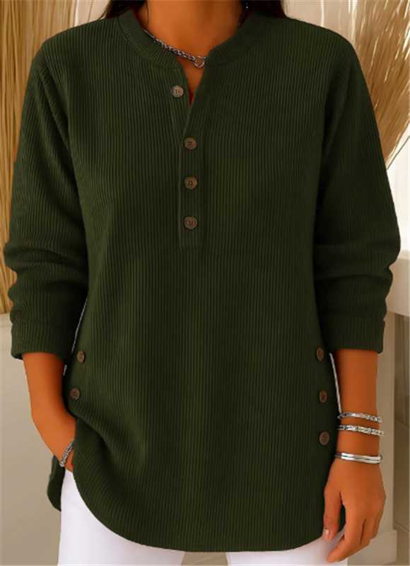 Women's Rib-Knit Henley Top – view 9