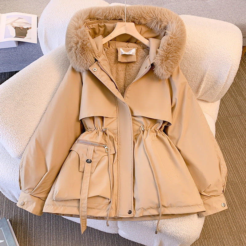 Women's Faux Fur-Trimmed Hood-Detail Cold-Weather Coat – view 4