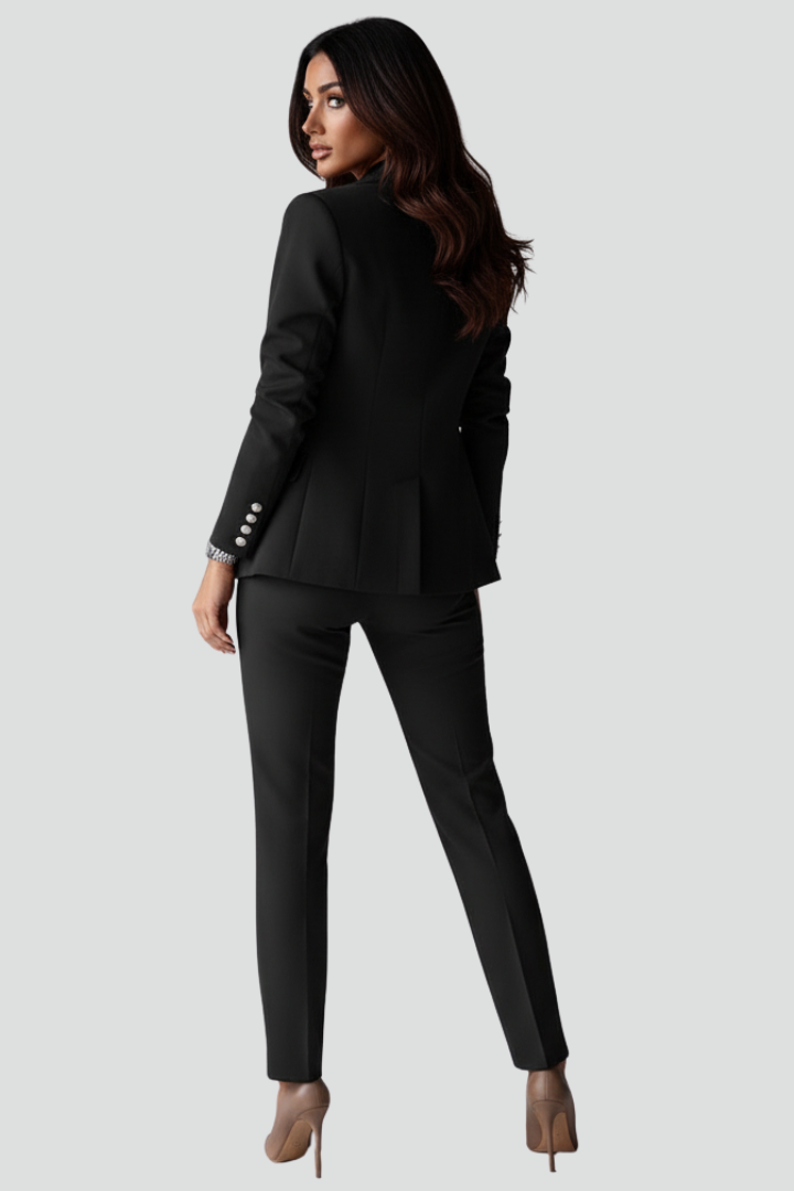 Women's Double-Breast Blazer Trouser Set – view 4